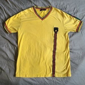 Gucci Pale Yellow Mens Jersey Shirt Size XL